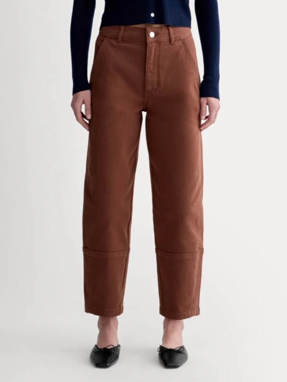 Everlane The Utility Barrel Pant - Rosewood